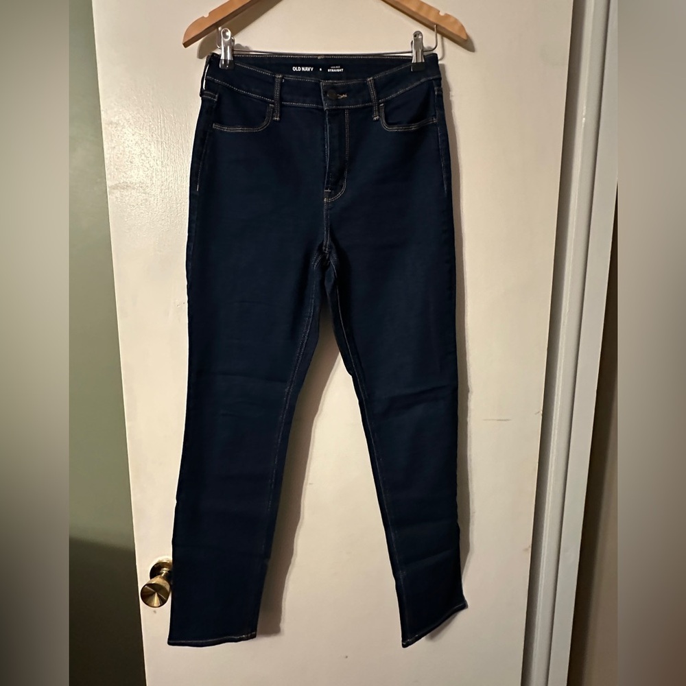 FALL Dark Blue Straight Jeans